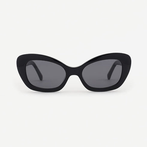 Squaure slightly cat eyed Acetate Women's Sunglasses 21A8087